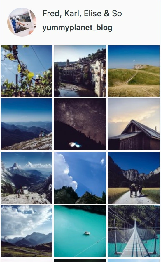 Yummy Planet | photos sur Instagram du Vercors