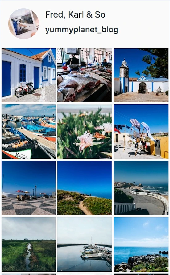 Yummy Planet | photos sur Instagram du Portugal