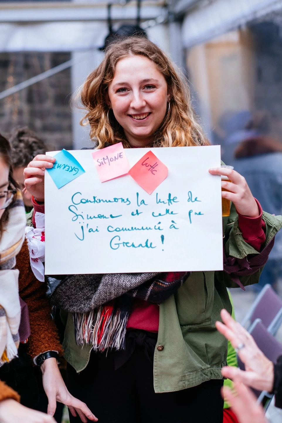 Reportage photo d'un événement féministe